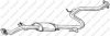 MAZDA B37940300E Middle Silencer